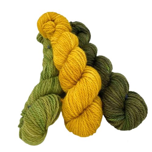 hand dyed yarn - chunky corriedale