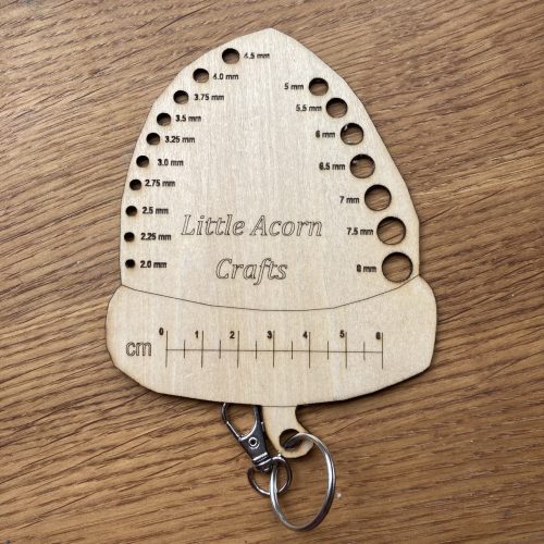 Knitting Needle Gauge Little Acorn Crafts