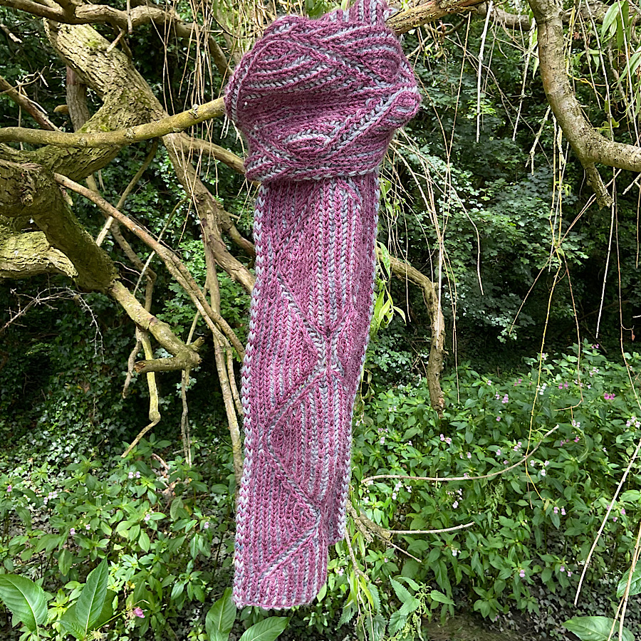 Brioche scarf pattern Brioche scarf pattern