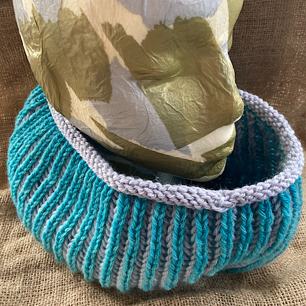 Basic Brioche Cowl Pattern Basic Brioche Cowl Pattern